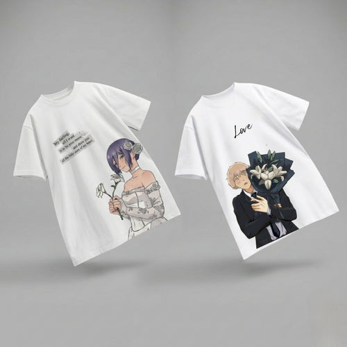Denji and Reze ~ DUO OVERSIZED TSHIRT