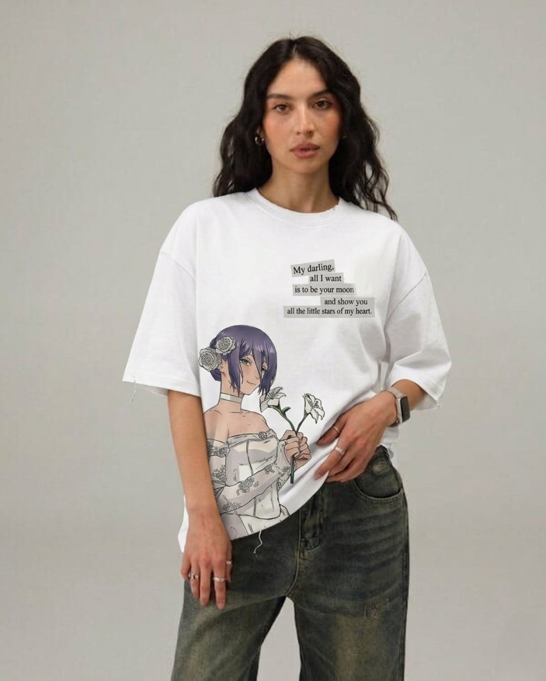Denji and Reze ~ DUO OVERSIZED TSHIRT