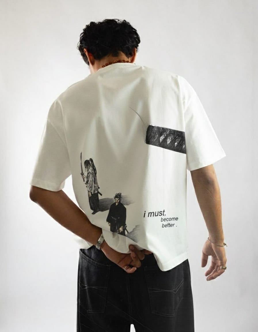 Vagabond – “I Must Become Better” Oversized T-Shirt